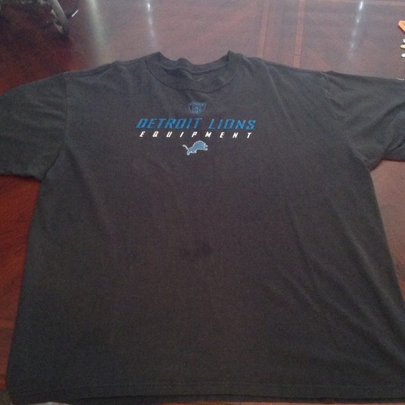 Reebok Detroit Lions NFL equipment tshirt