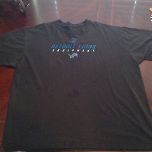 Reebok Detroit Lions NFL equipment tshirt