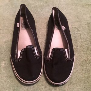 Black Slipon Vans