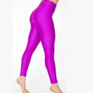 Shiny Nylon Tricot Leggings