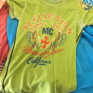 Affliction shirt size Xsmall