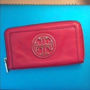 Tory burch red wallet