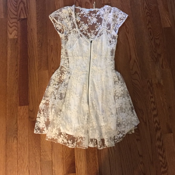 Off-White Lace Dress