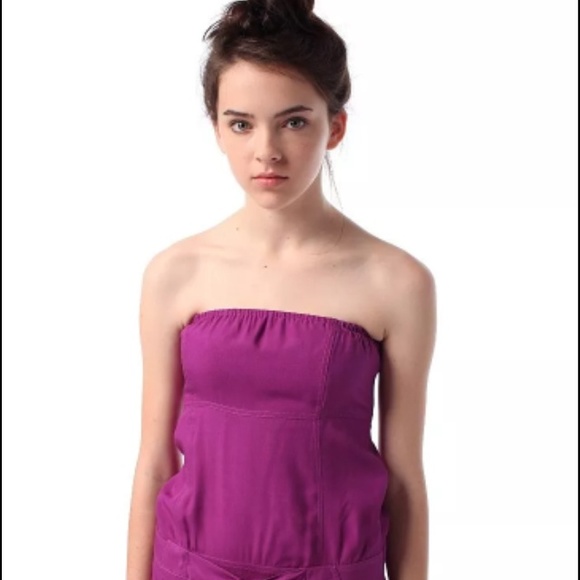NWOT Urban Outfitters Mulberry Purple Romper - Picture 2 of 3