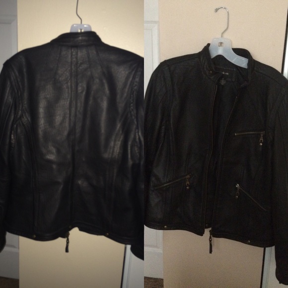 Leather jacket