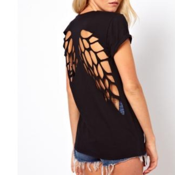 🎉SOLD OUT🎉HP 02/05✨ Angel Wings T-Shirt - Picture 2 of 3