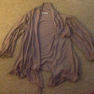 Brown cardigan