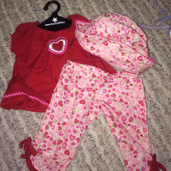 American Girl Doll Valentines Outfit