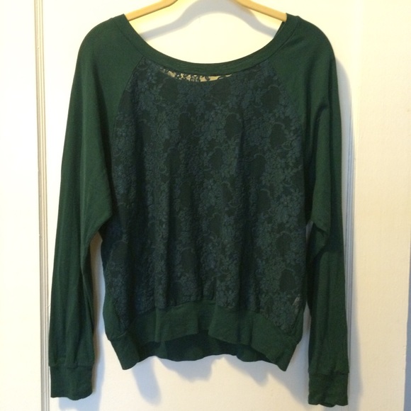 American Apparel lace raglan