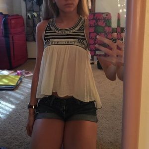 🎉SALE ENDING 9/14 hollister beaded top