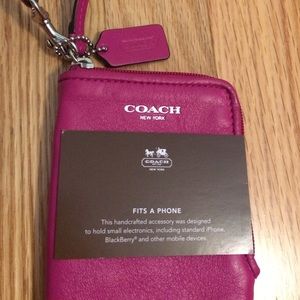 COACH wristlet