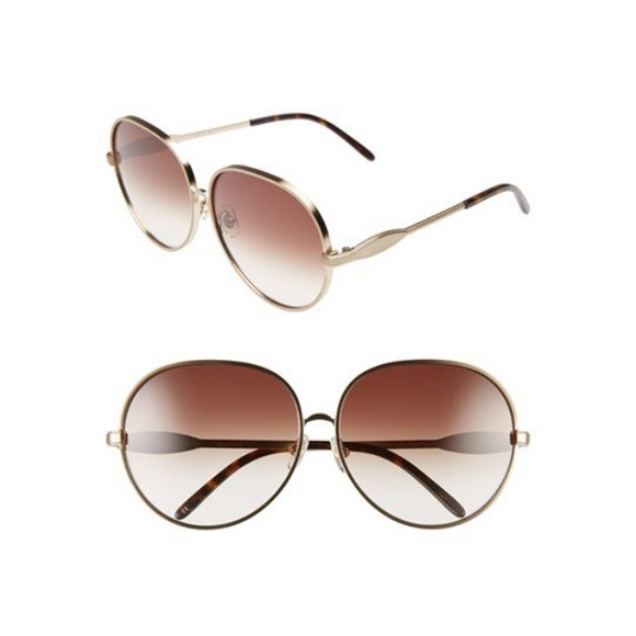 Wildfox 'Fleur' Sunglasses in Antique Gold