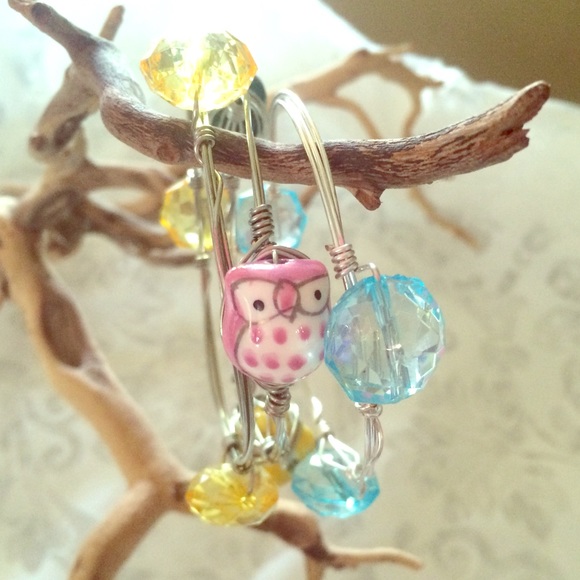 Handmade Wire Bangle Stack