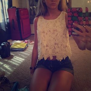 Altar'd state white flower top