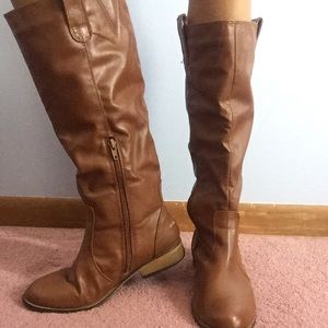 Mid High Riding Boots