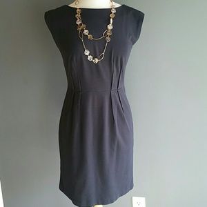 Navy sheath dress