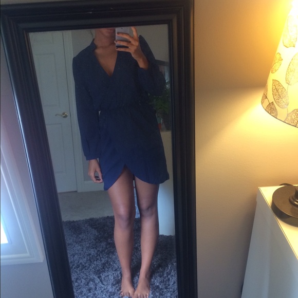 NWOT Navy Tulip Dress