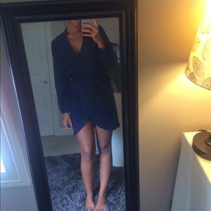 NWOT Navy Tulip Dress