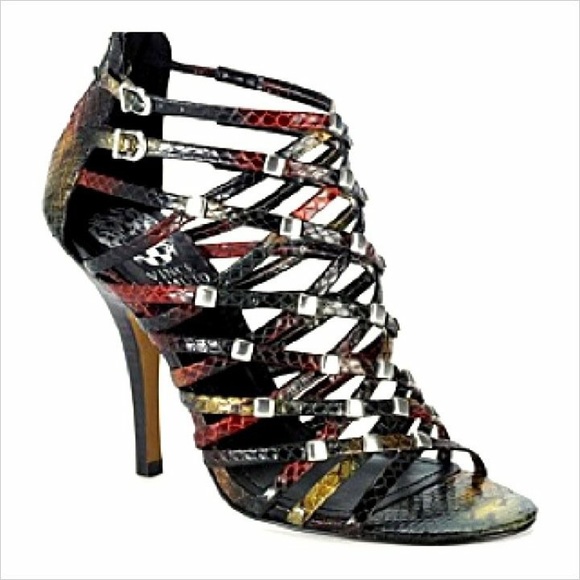Vince Camuto Shoes - 🎉HP🎉Vince Camuto Wendy Rainbow Multi Snake heels