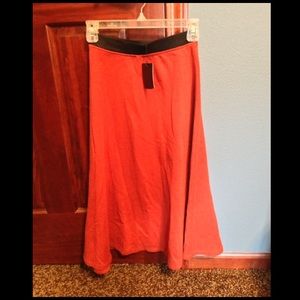 Zara Orange-Red Skirt