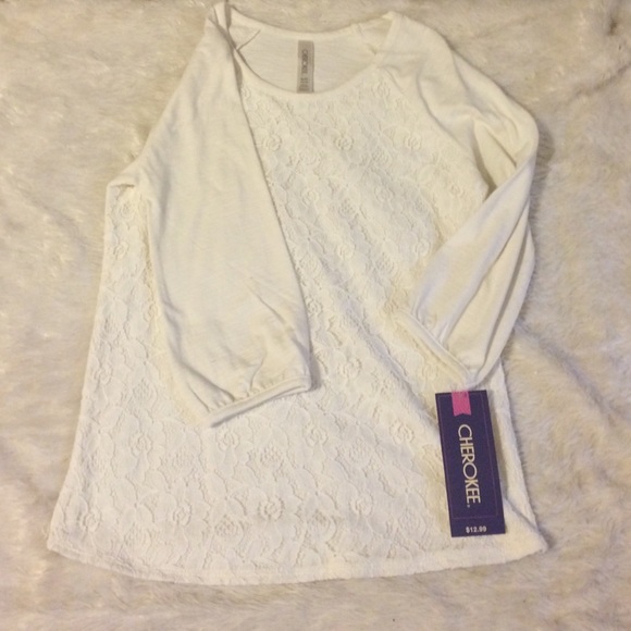 Lace 3/4 sleeve top new with tags