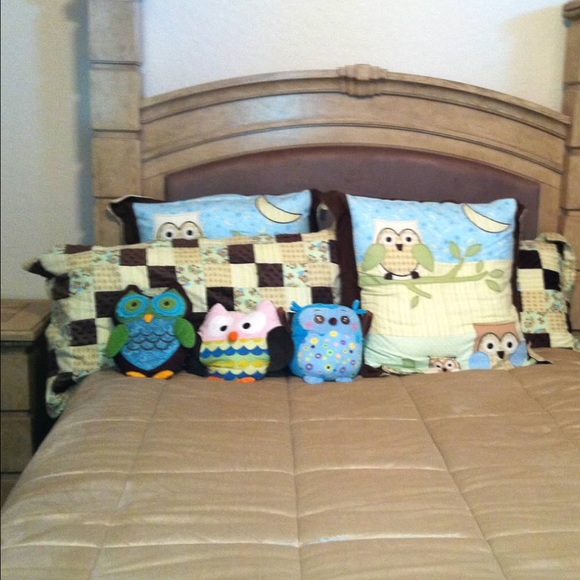 amazing  Owl pillowcases. Custom made . - Picture 1 of 1