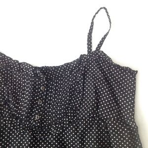 Joie soft black polka dot camisole.  xs
