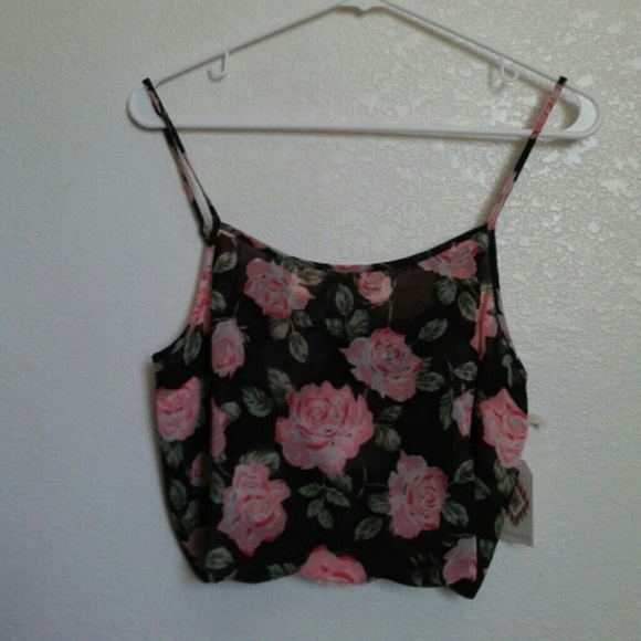 Floral crop top