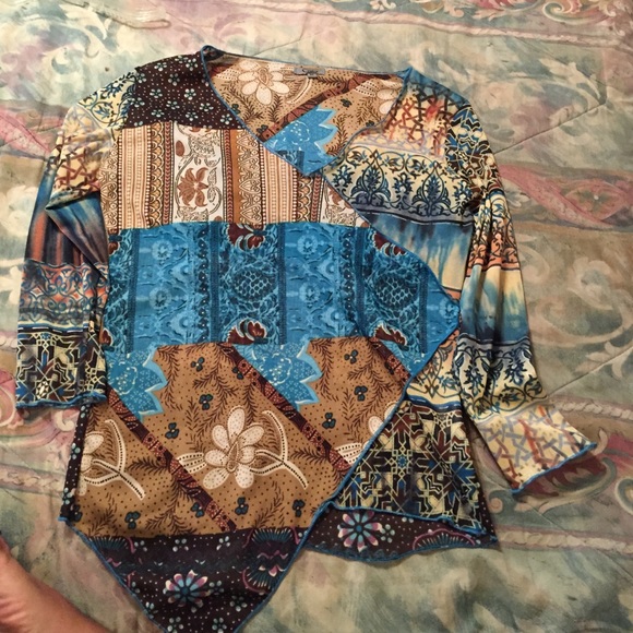 Multi color tribe shirt