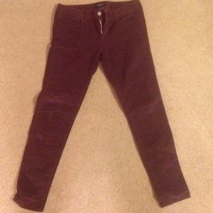 Plum Corduroy Pants