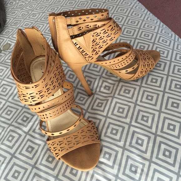 Nude Strappy Heels