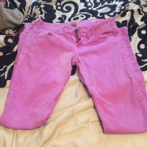 Light magenta jeans!