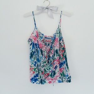 JONNY WAS // Watercolor Floral Blouse