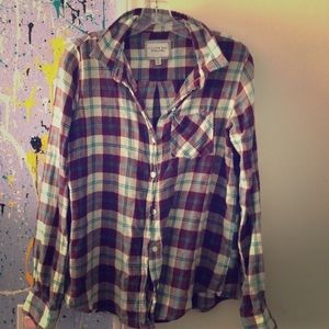 Thin flannel shirt