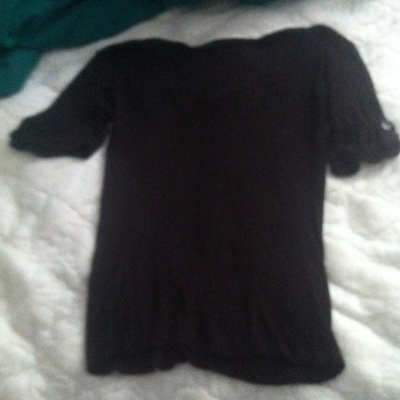 Black Low Cut Shirt - Picture 2 of 4