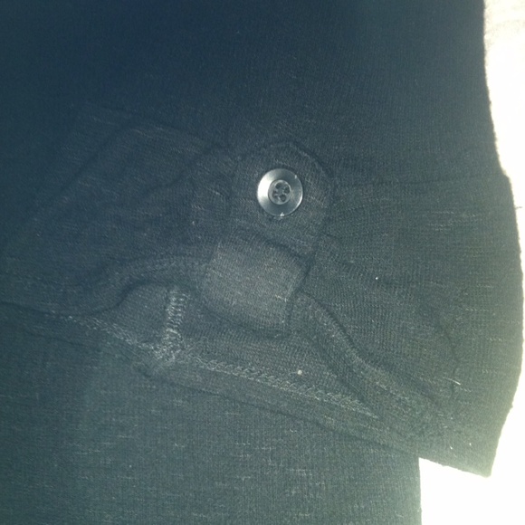 Black Low Cut Shirt - Picture 3 of 4