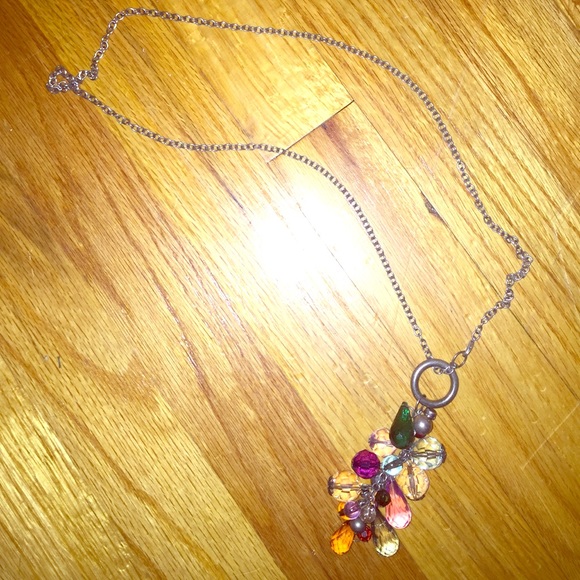 Colorful long necklace