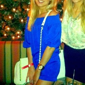 Arden B royal blue romper