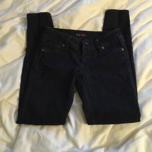 Dark denim jeans
