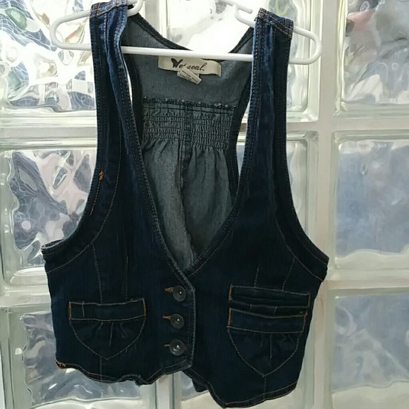 🌺Dark Blue Denim Vest🌺