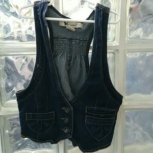 🌺Dark Blue Denim Vest🌺