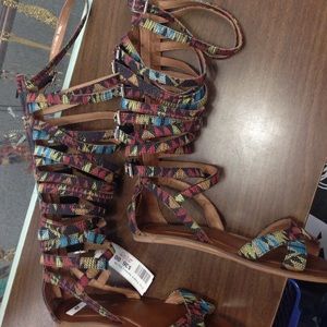 Free People Jeffrey Campbell mid gladiator sandals