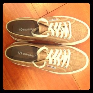 Light brown size 9 Superga