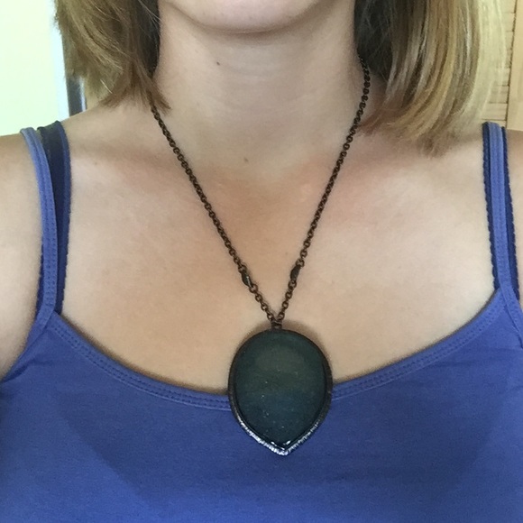 Kohl's Green Gem Necklace - Picture 3 of 3