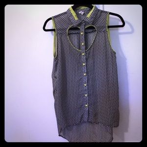 Fun lose button down shirt