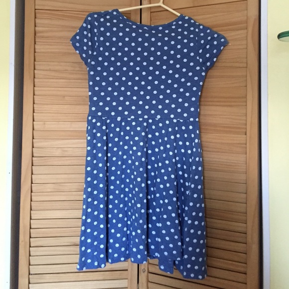 Old Navy Girl's White Polka Dot Dress - Picture 2 of 2