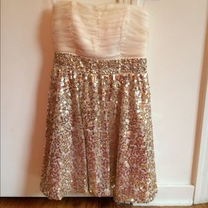 White and Gold Dress