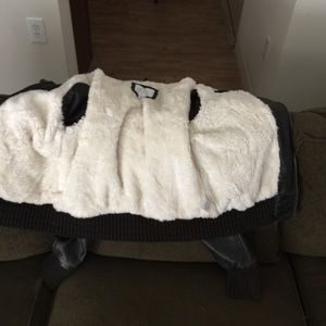 Dark brown bomber jacket