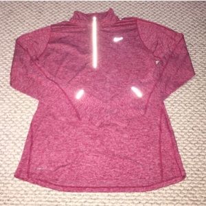 Pink Nike half-zip