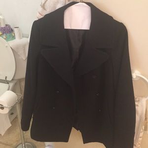 Black Old Navy Pea Coat